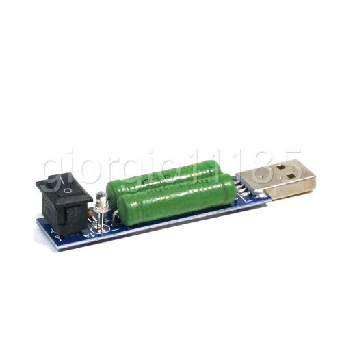 5x USB Load Resistance Power Resistors Mobile Power Aging Resistors Module 1A/2A