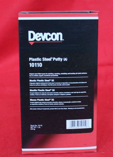Devcon 10110 Plastic Steel Putty A 1 lb. Fresh!!!