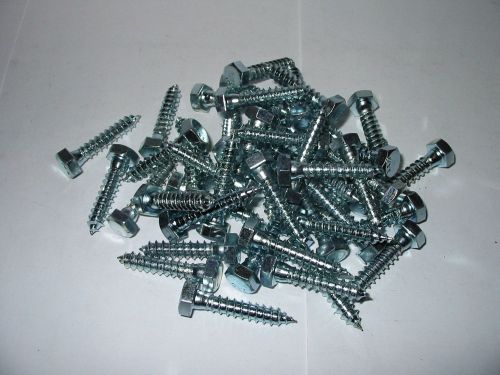 Zinc hex head  lag screw bolt 5/16&#034; x1-1/2&#034; - 48/pcs for sale
