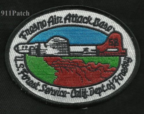 Fresno Air Attack Base US Forest Service CA Dept of Forestry FIREFIGHTER Patch