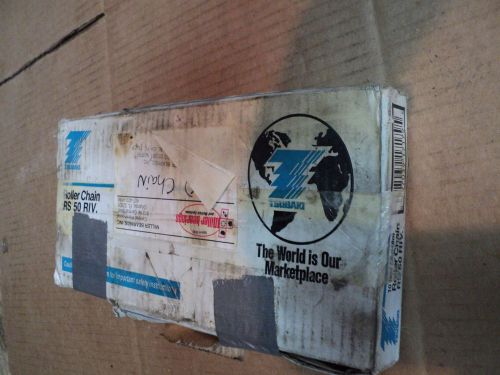 TSUBAKI ROLLER CHAIN 10FT RS50 RIV  *NEW IN BOX* - FREE SHIPPING