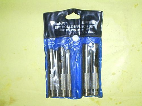 Pittsburgh6 piece hollow punch set  - sku # p2580 for sale
