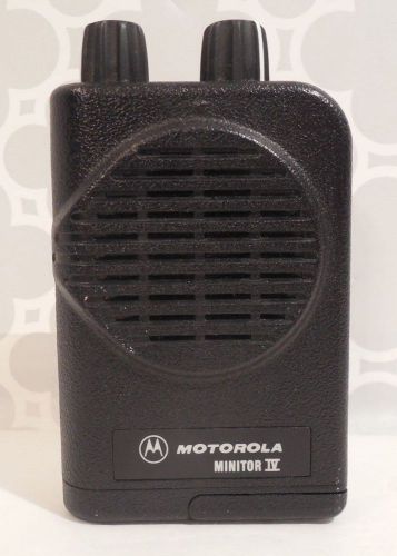 VHF Motorola Minitor 4 IV Pager Fire Ems Model A03KUS9239BC w/Charger
