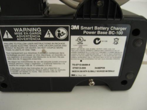 3M Smart Battery Charger Power Base BC-100