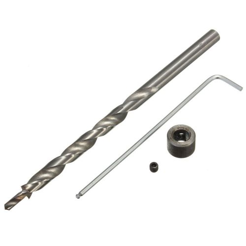 Hss twist step drill bit stop collar + wrench replacement for manual pocket hole for sale