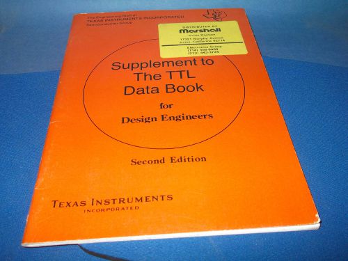 TI Databook TTL DATABOOK SUPPLEMENT SECOND EDITION