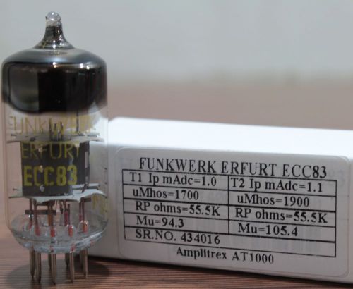 ECC83 Funkwerk Erfurt Amplitrex AT1000 Tested #434016
