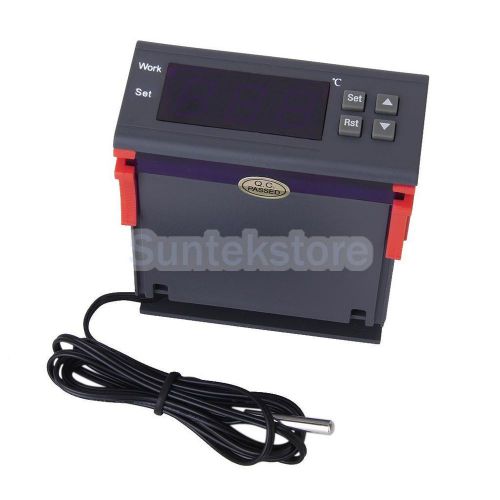AC 90-250V Digital LCD Temperature Controller Thermostat Sensor -50°C~110°C