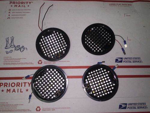 Whelen PAR36 LED Lights Pair With Built In Flasher Harley Davidson Lot Of 4