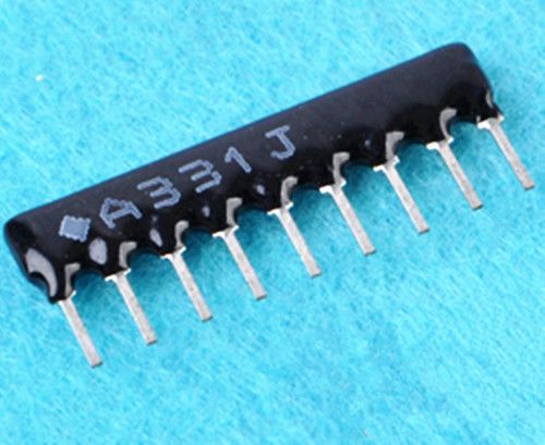 10PCS DIP-9 330R DIP Row Resistor 331  DIP9 SIP RESISTOR new