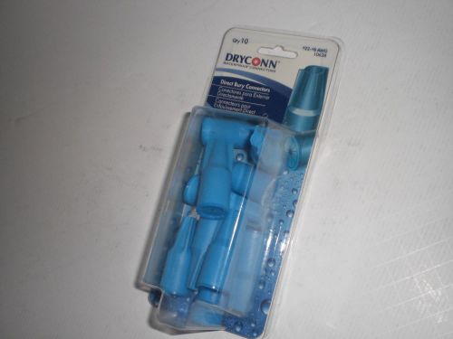 Dryconn Waterproff Wire Connectors #22-#8 AWG 10pc Direct Bury coonnectors