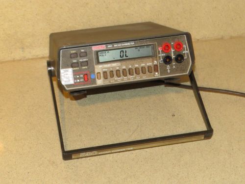 KEITHLEY 580 MICRO-OHMMETER - CAL EXPIRED 7/21/2015