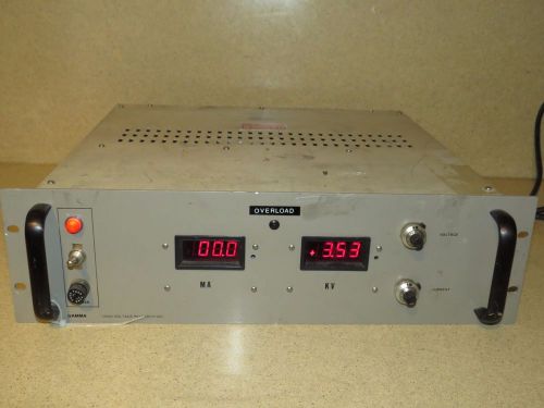 Gamma high voltage power supply model # rr5-30p/ddpm/vol for sale