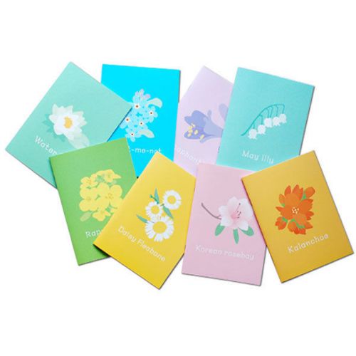 The language of flowers Notes (Set of 8 Notebooks)