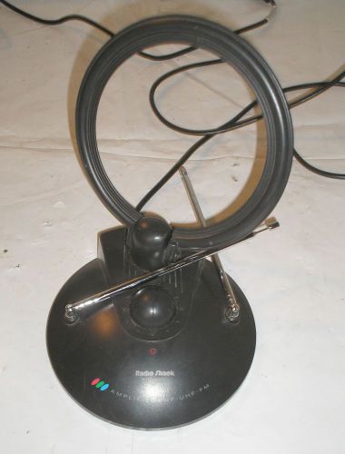 Radio Shack UHF/VHF/FM Amplified Indoor Antenna Model ATV-1000/ Cat. No. 15-1838