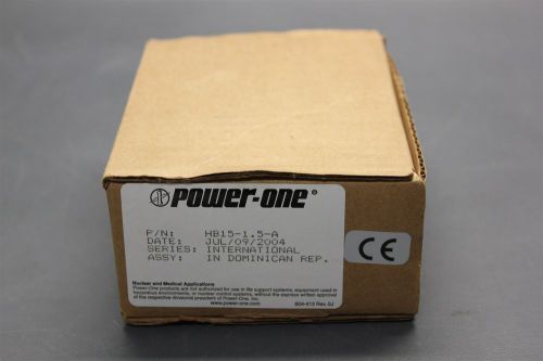 NEW POWER ONE HB15-1.5-A POWER SUPPLY (S19-4-155F)