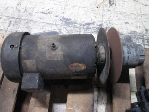 Baldor ac motor w/ variable sheave m3615t 5hp 1750rpm 208-230/460v used for sale