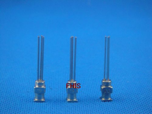 12PCS/lot three cannula metal tip 1&#034;dispensing needles 18G-27G
