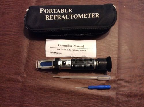Portable Refractometer With Brice Scale, For Beer, Wine, Mead, Cider