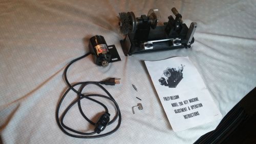FOLEY BELSAW MODEL 200 KEY CUTTING MACHINE WITH 110V MOTOR &amp; Manual LOCKSMITH