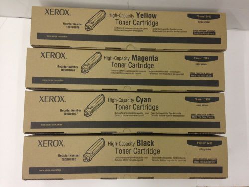 Xerox Phaser 7400 High Capacity  106R01080, 106R01077,  106R01078, 106R01079
