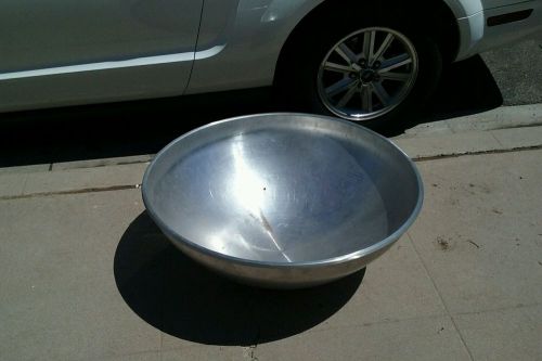 Huge stainless half globe bowl for sculpture bird bath basin etc 30 inches!! for sale