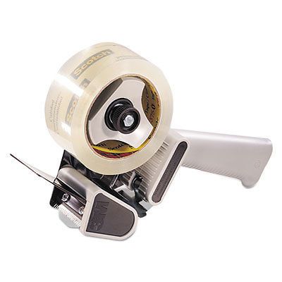 H180 Box Sealing Pistol Grip Tape Dispenser, 3&#034; Core, Plastic/Metal, Gray H180