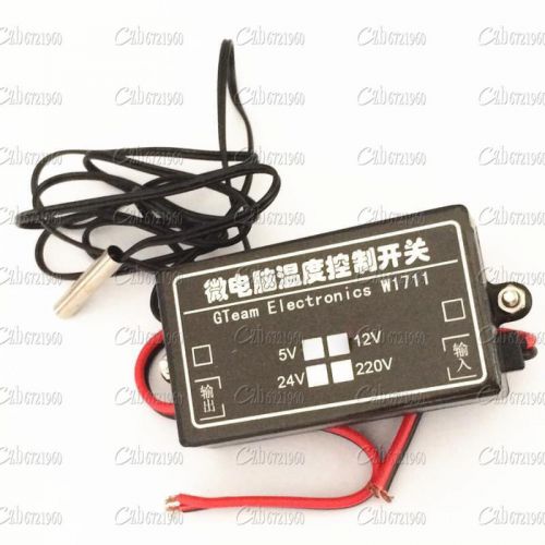 Dc 5v w1711 microcomputer adjustable temperature control switching thermostat for sale