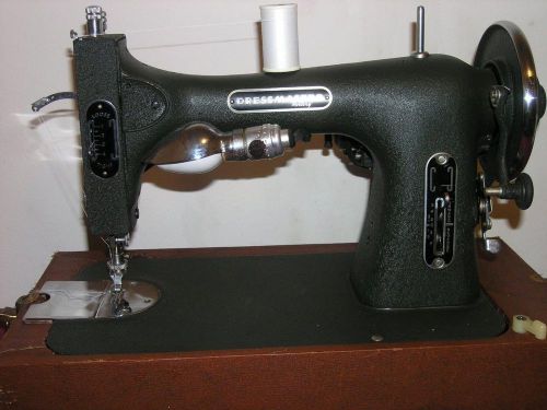 Heavy duty industrial strength white 127 sewing machine w/attachments for sale