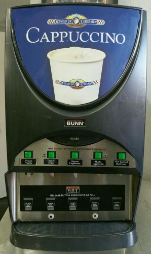 Bunn imix 5 cappucino/ hot cocoa dispenser, 5 hopper, complete, great condition! for sale