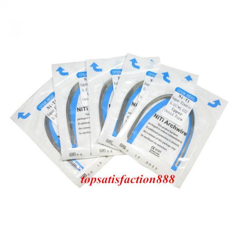 1 Pack/10pcs Dental Orthodontic NITI Super Elastic Rectangular Arch Wire AllSize