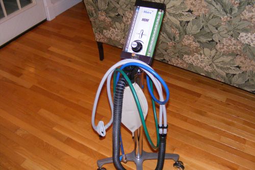 Matrx Fraser MDM Dental Nitrous Oxide Analgesia Flowmeter + Mobile Stand