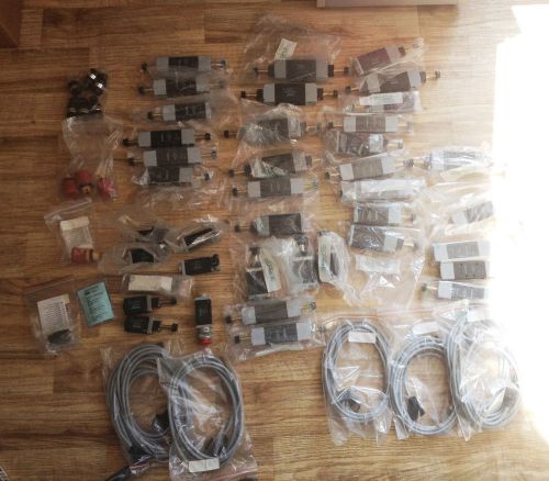 Job lot of kuhnke automation pneumatic components air valves solenoids new for sale