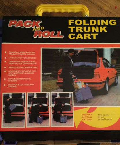 2 Rolling Wheel Hand Truck Folded Collapsible Storage Folding Shopping Cart