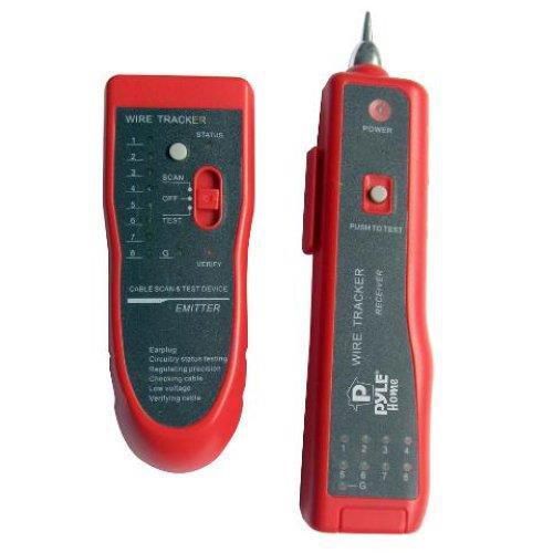New pyle phct65 lan/ethernet/telephone cable tracker &amp; tester, dc voltage probe for sale