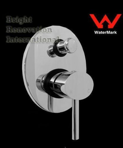 New Bathroom Oval Shower Bath Wall Flick Mixer Taps with Diverter