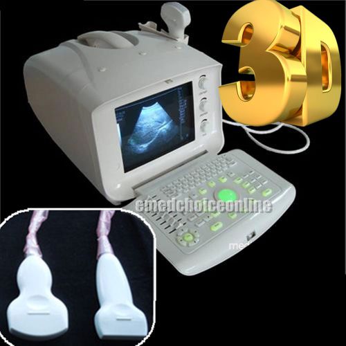 Hot hot hot! digital ultrasound scanner 4-frequency convex +linear probes +3d for sale