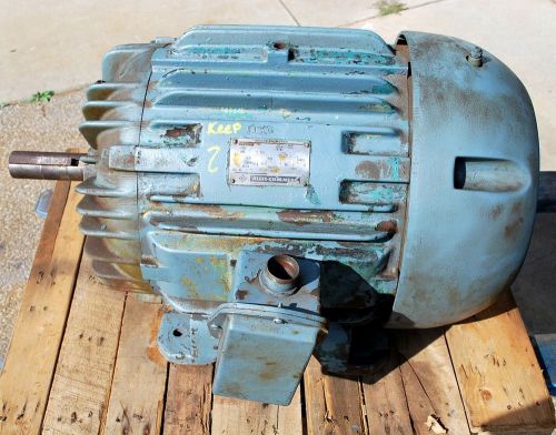Allis chalmers induction motor 25-hp 1800-rpm 365-frame type-apz for sale