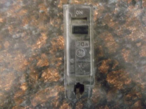 Ge 20 amp  circuit breaker thql 1120 for sale