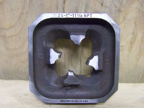 Reed block pipe thread threading cutting die 4&#034; x 4&#034; 2s-1&#034; 11 1/2 npt for sale
