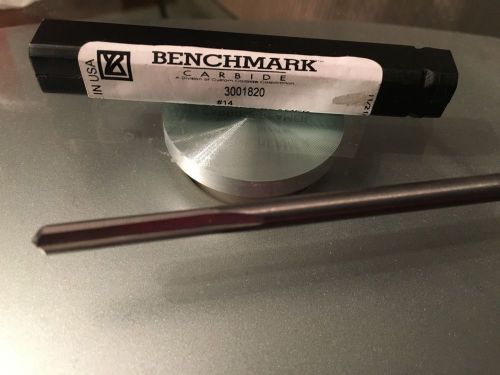 Benchmark Solid Carbide Reamer Straight #14 USA