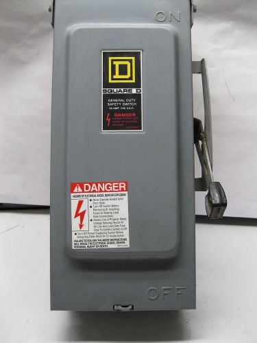 Square D Safety Switch 60 Amp 240 Volts with Fuses (D322NRB)