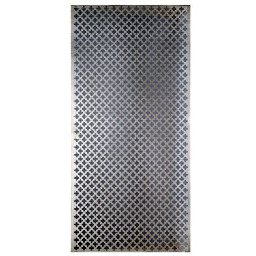 Silver Colored Metal Sheet 12 Inch X 24 Inch-Cloverleaf 043374573244