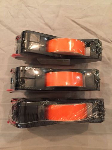 New Brady B580 Black On Orange 1.125&#034; X 90&#039; Tape Cartridge 64831