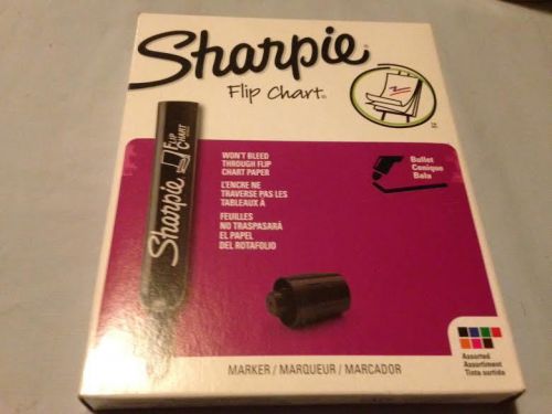 Sharpie Flip Chart Markers, Bullet Tip, Eight Colors 8/Set