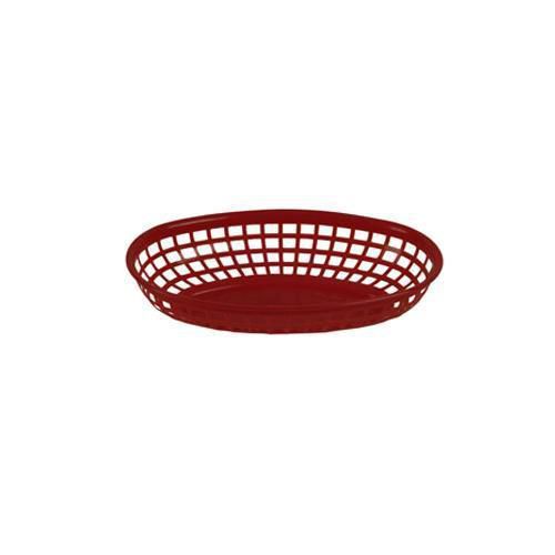 New red polycarbonate basket, fast food 9.38&#034;w thunder group for sale