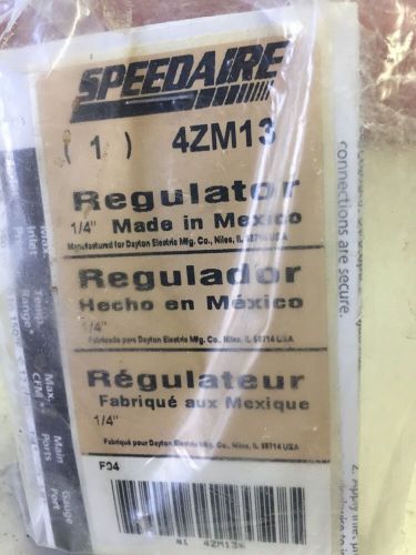 SPEEDAIRE 4ZM13 Air Regulator, 1/4 In. NPT, 12 cfm, 250 psi