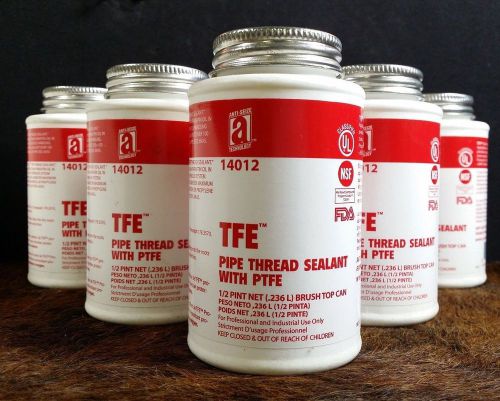 New tfe anti-seize ptfe pipe thread sealant 14012 brush top can 1/2 pint for sale