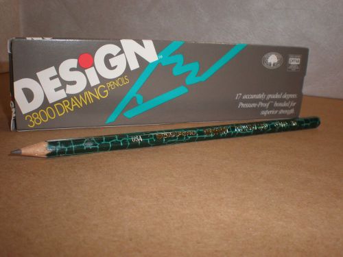 Huge lot of 50 dozen - sanford- design 3800 drawing pencils - 09110- 2h for sale