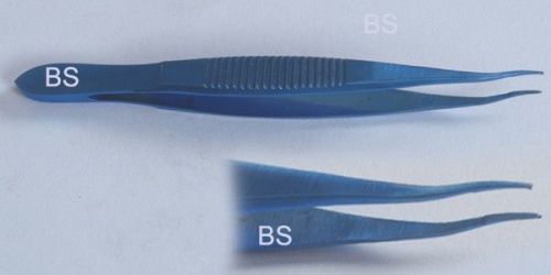 Piers e hoskin type colibri forceps titanium beaked fine pierse tips 0.8mm eye
